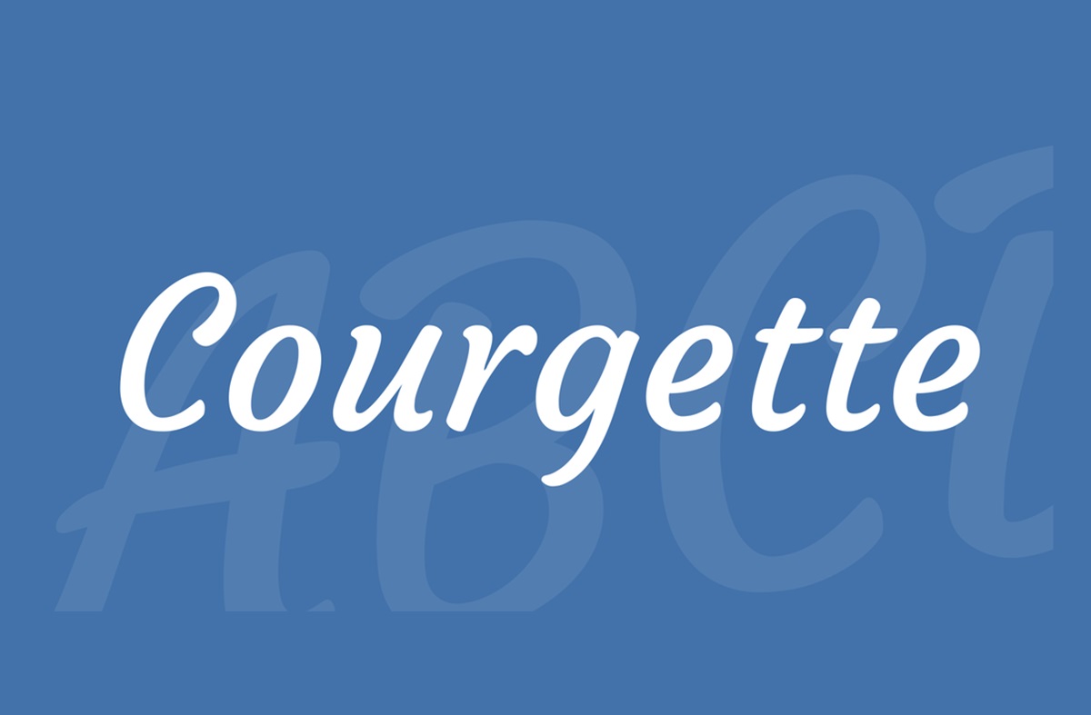 Courgette Font