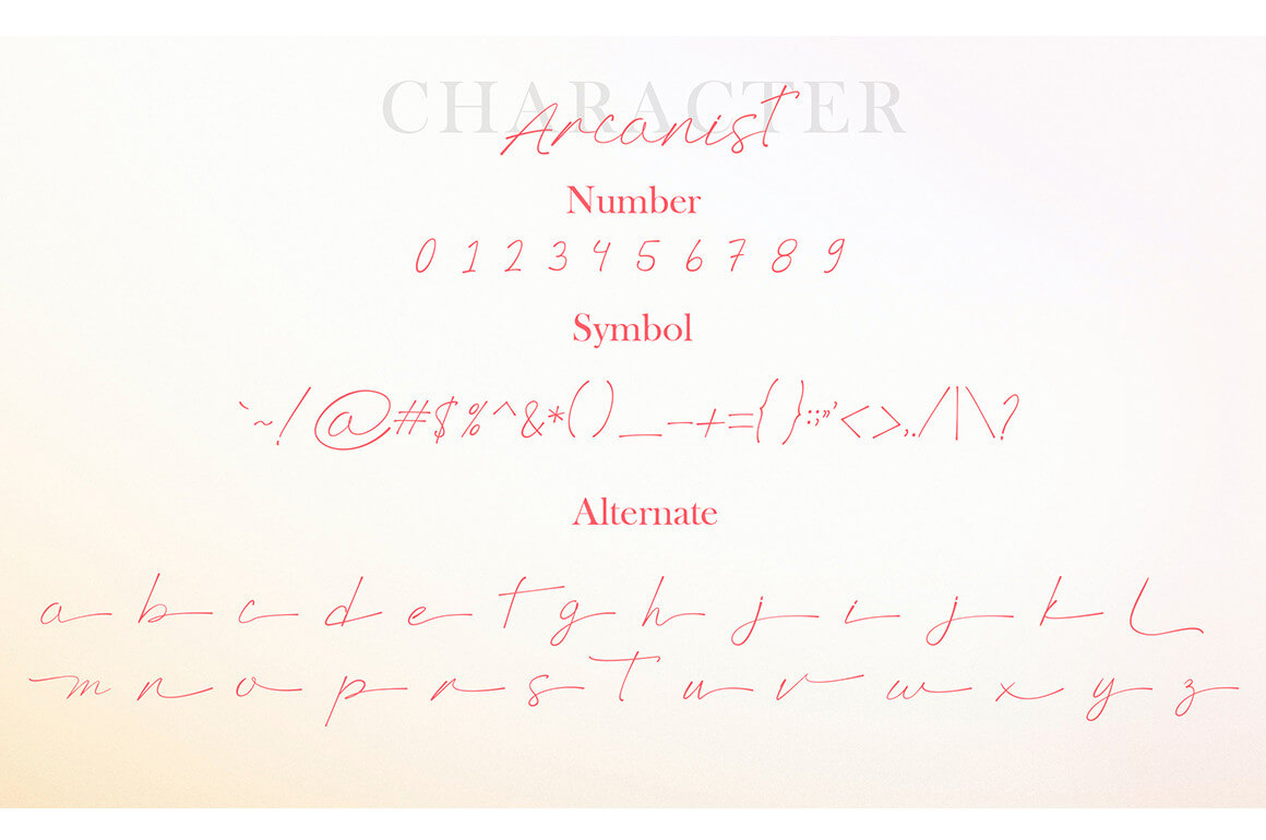 Arcanist Handwritten Font -3