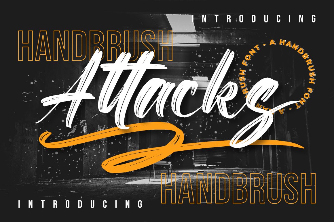 Attacks Font free download