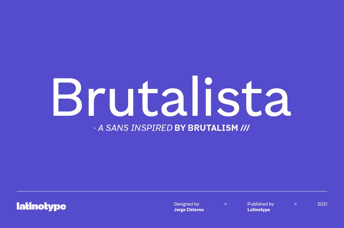 Brutalista Font Family