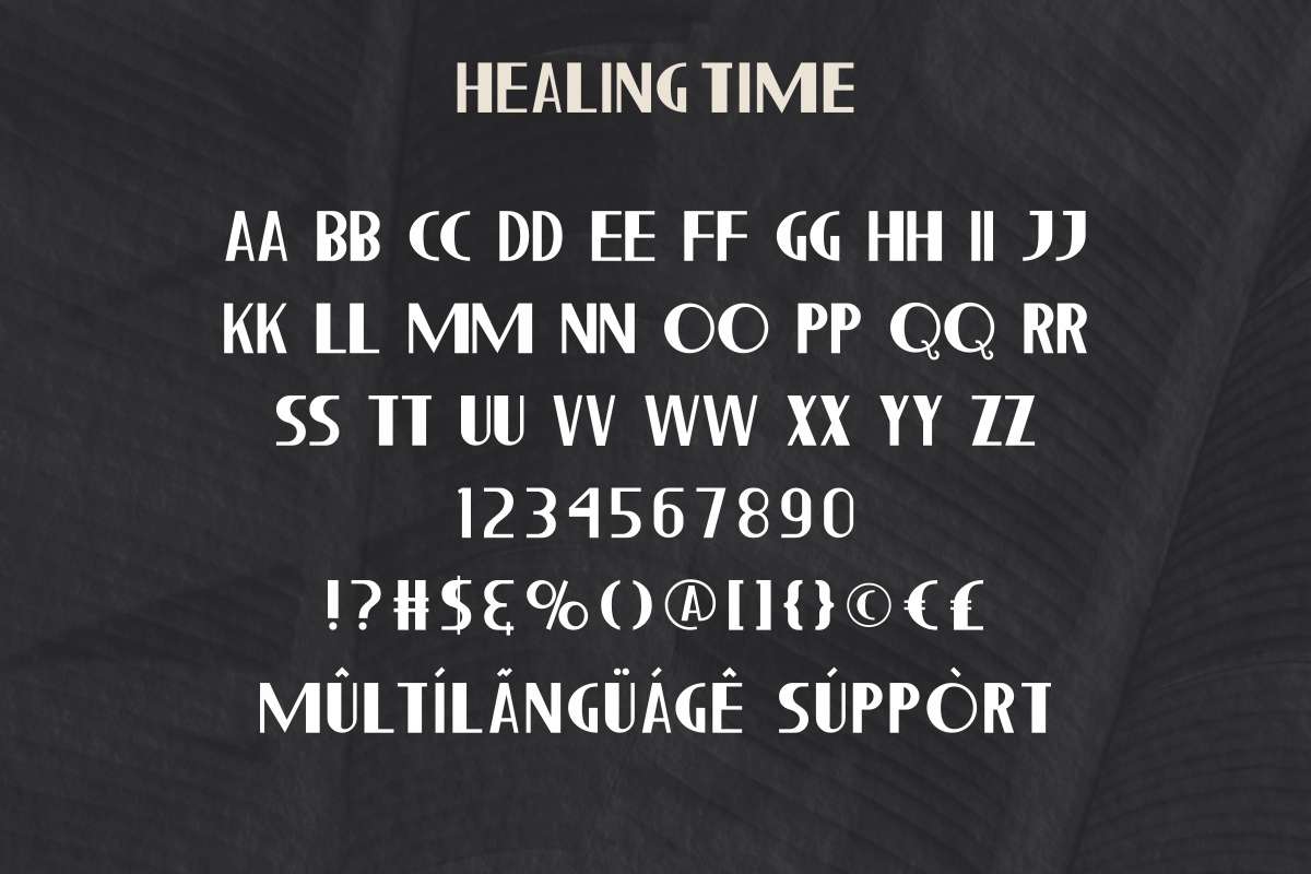 Healing Time Font-3