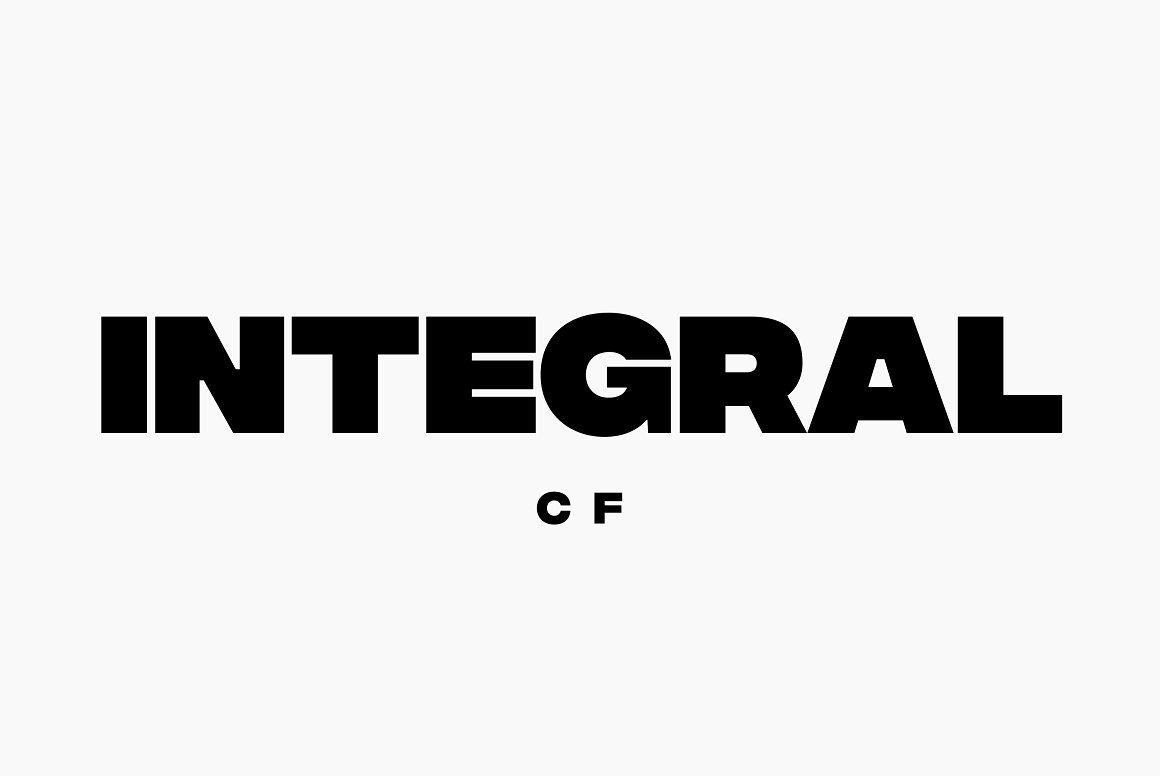 Integral CF Font Family