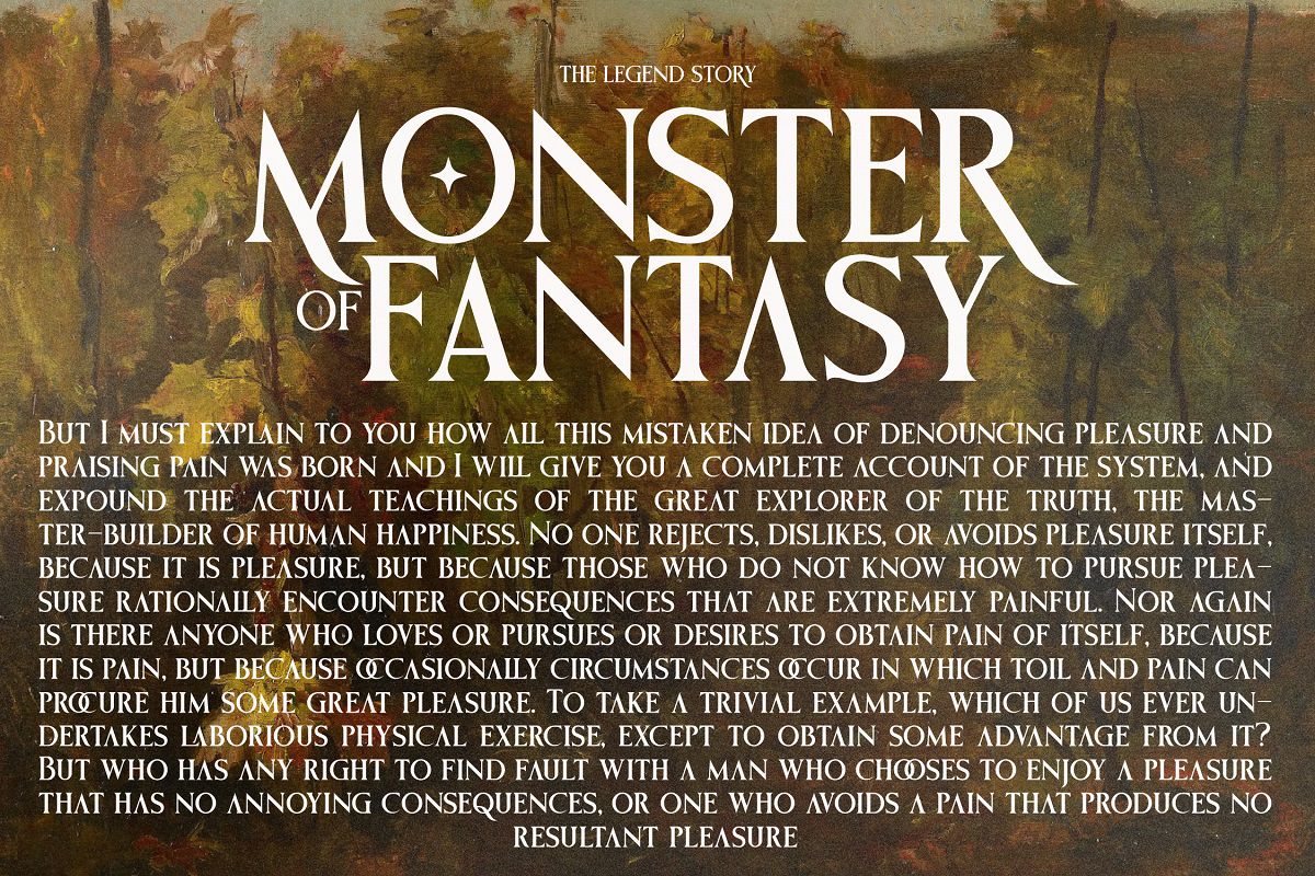 Monster Of Fantasy Font-2