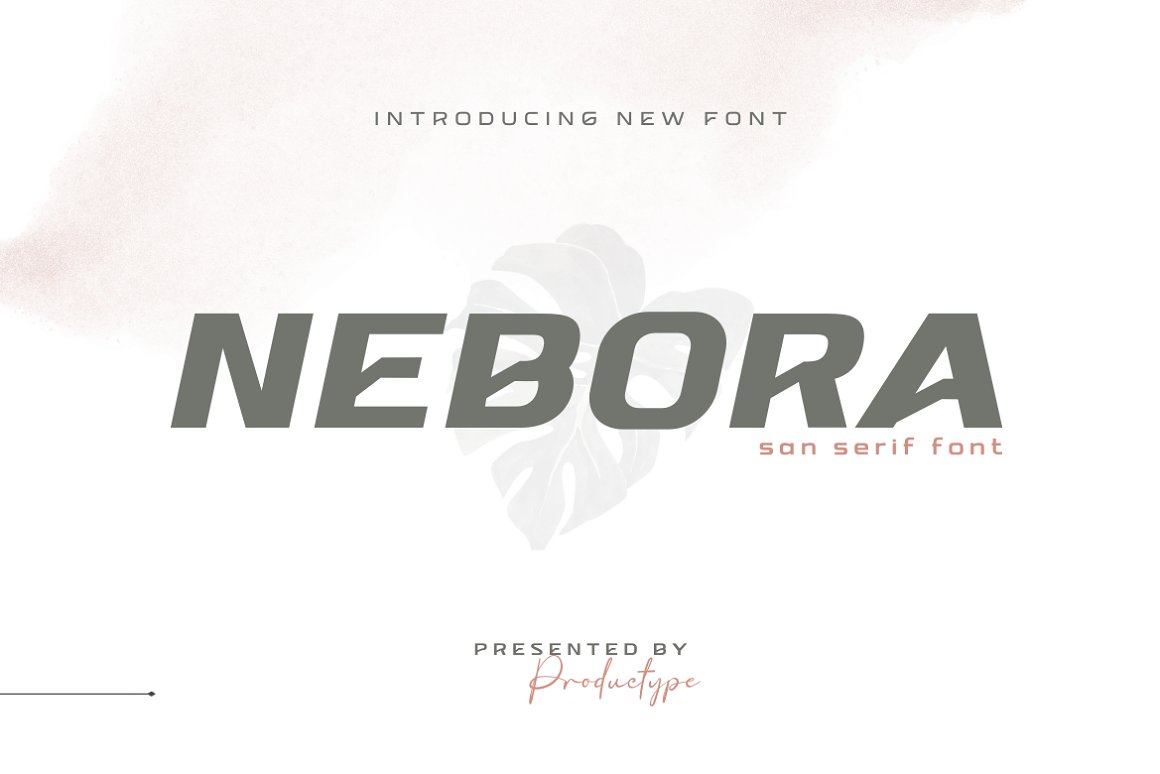 Nebora Font Family