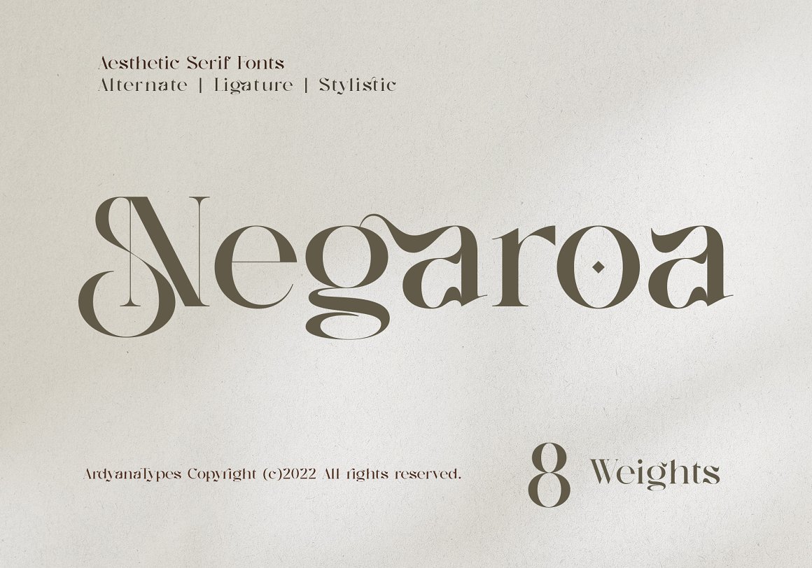 Negaroa Font