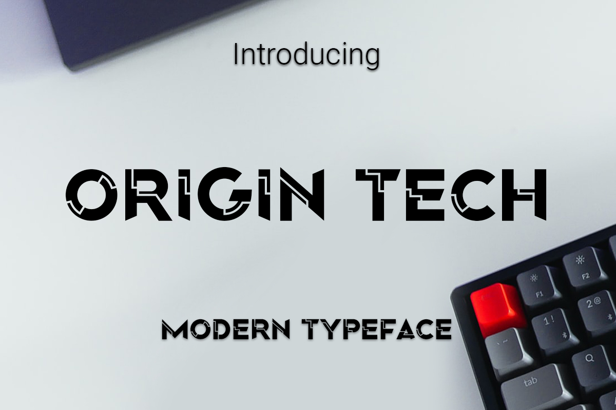 Origin Tech Font free download