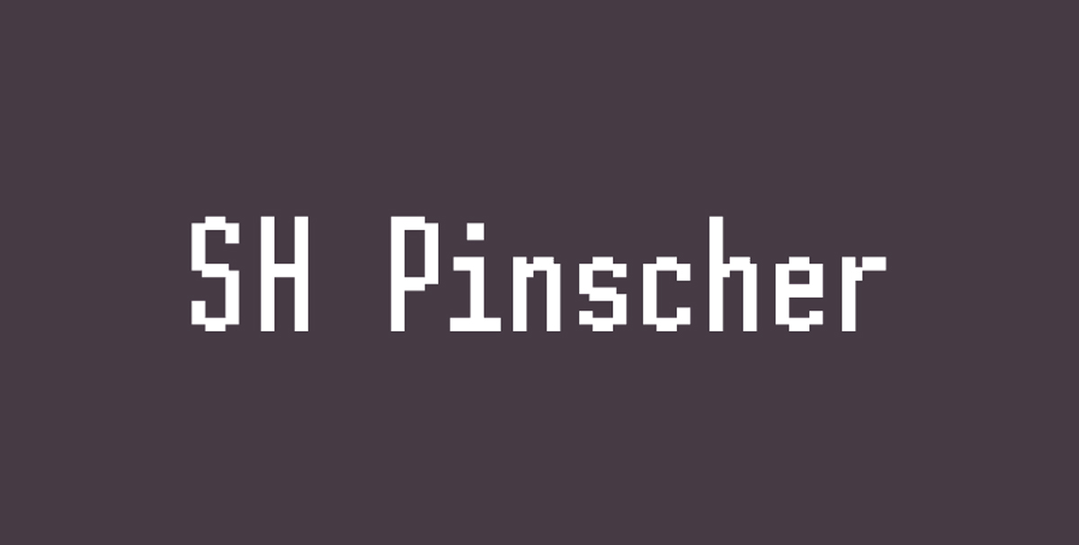 SH Pinscher Font Download Free