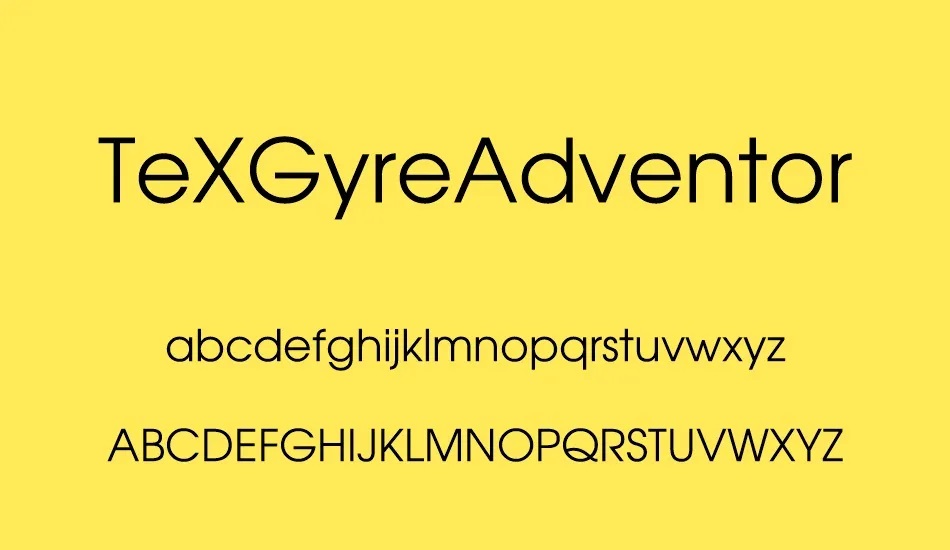 TeX Gyre Adventor Font Family-2