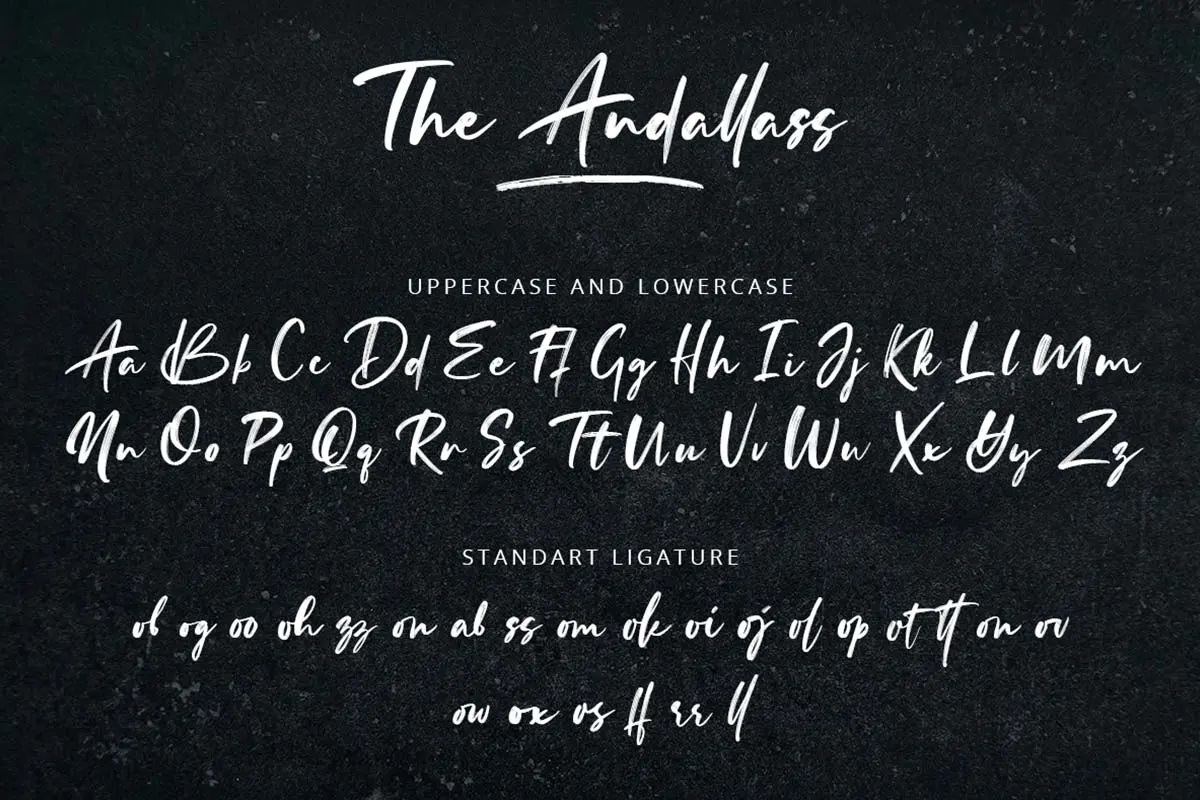 The Andallass Font-2