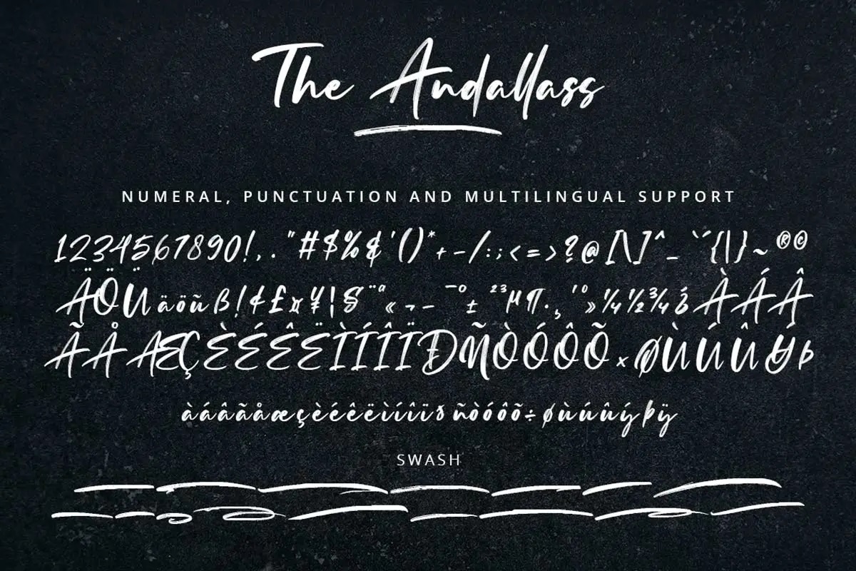 The Andallass Font-3