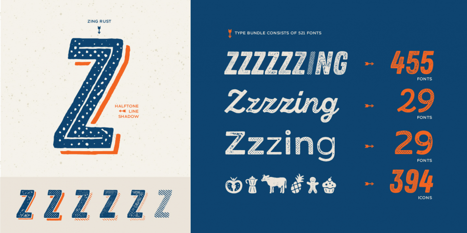 Zing Rust Font Family Free Download