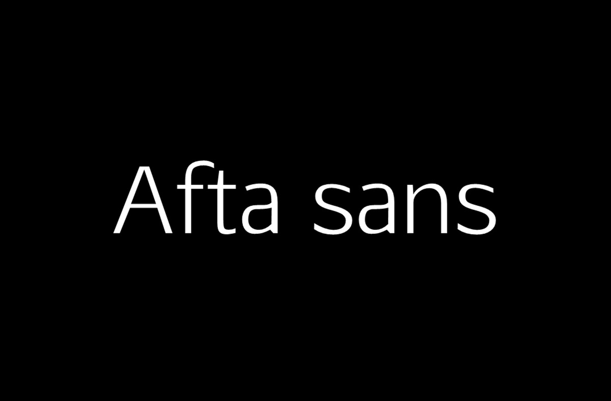 Afta Sans Font