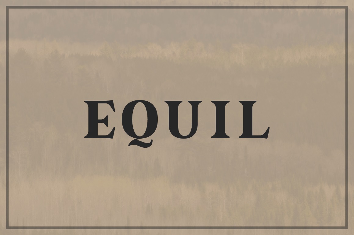 Equil Font