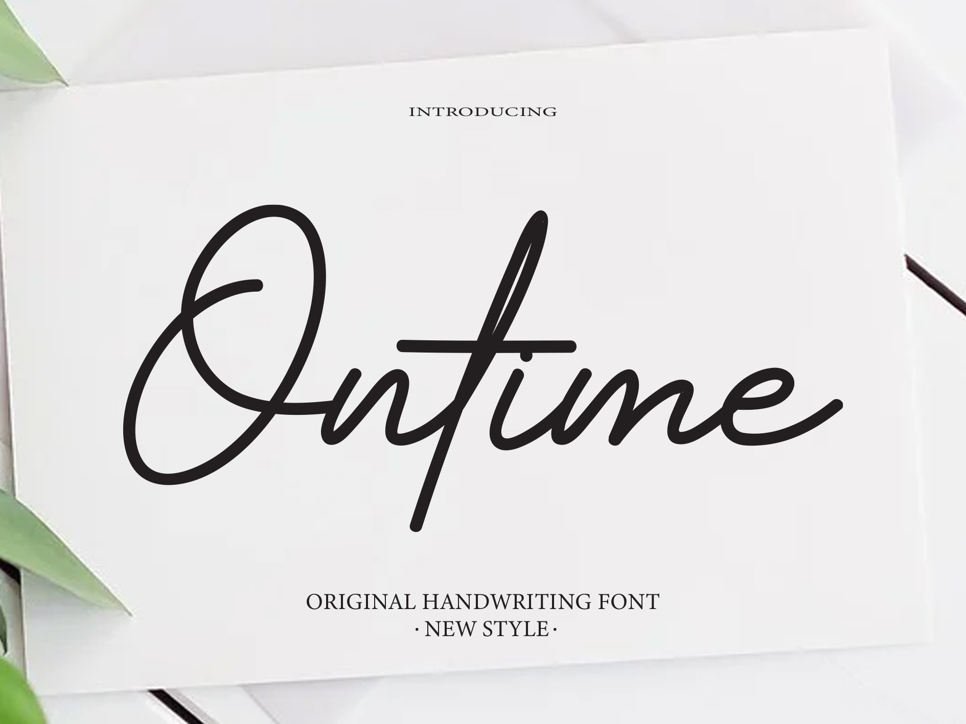 Ontime Font