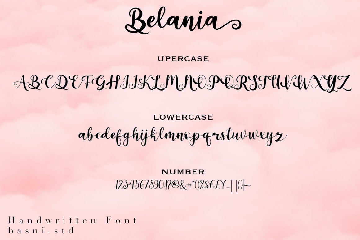 Belania Font-3