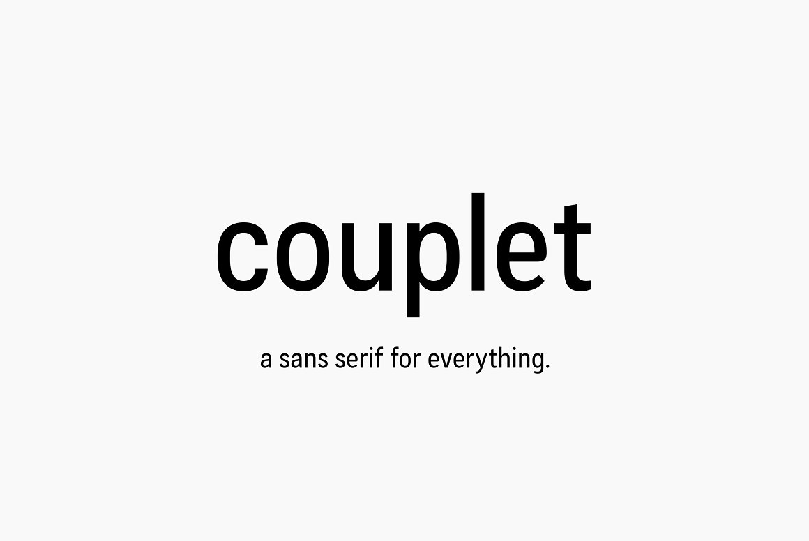 Couplet CF Font Family