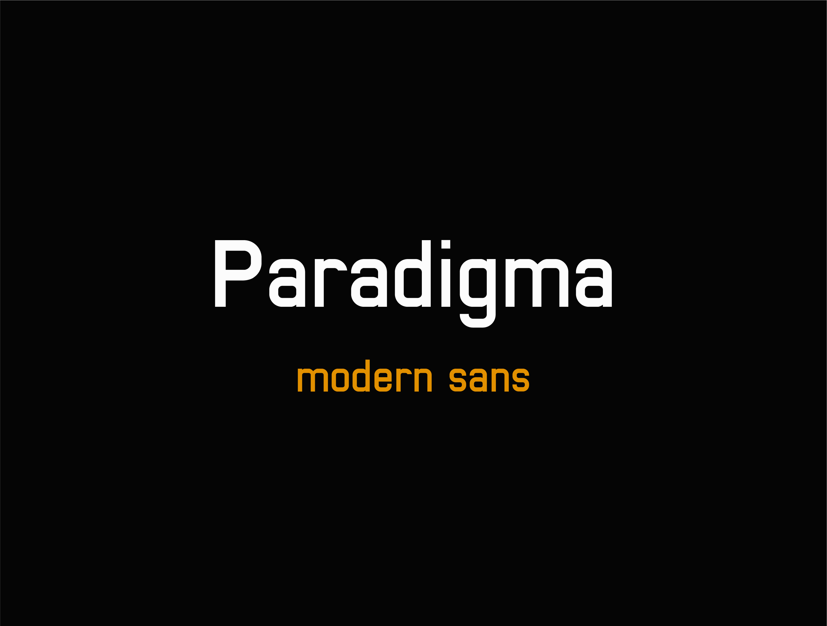 Paradigma Font