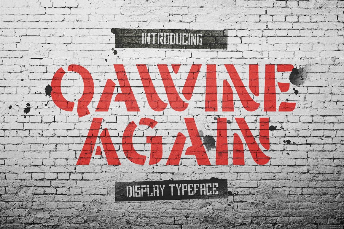 Qawine Again Font