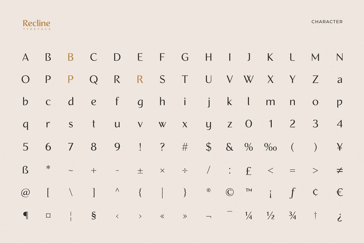 Recline Font-3