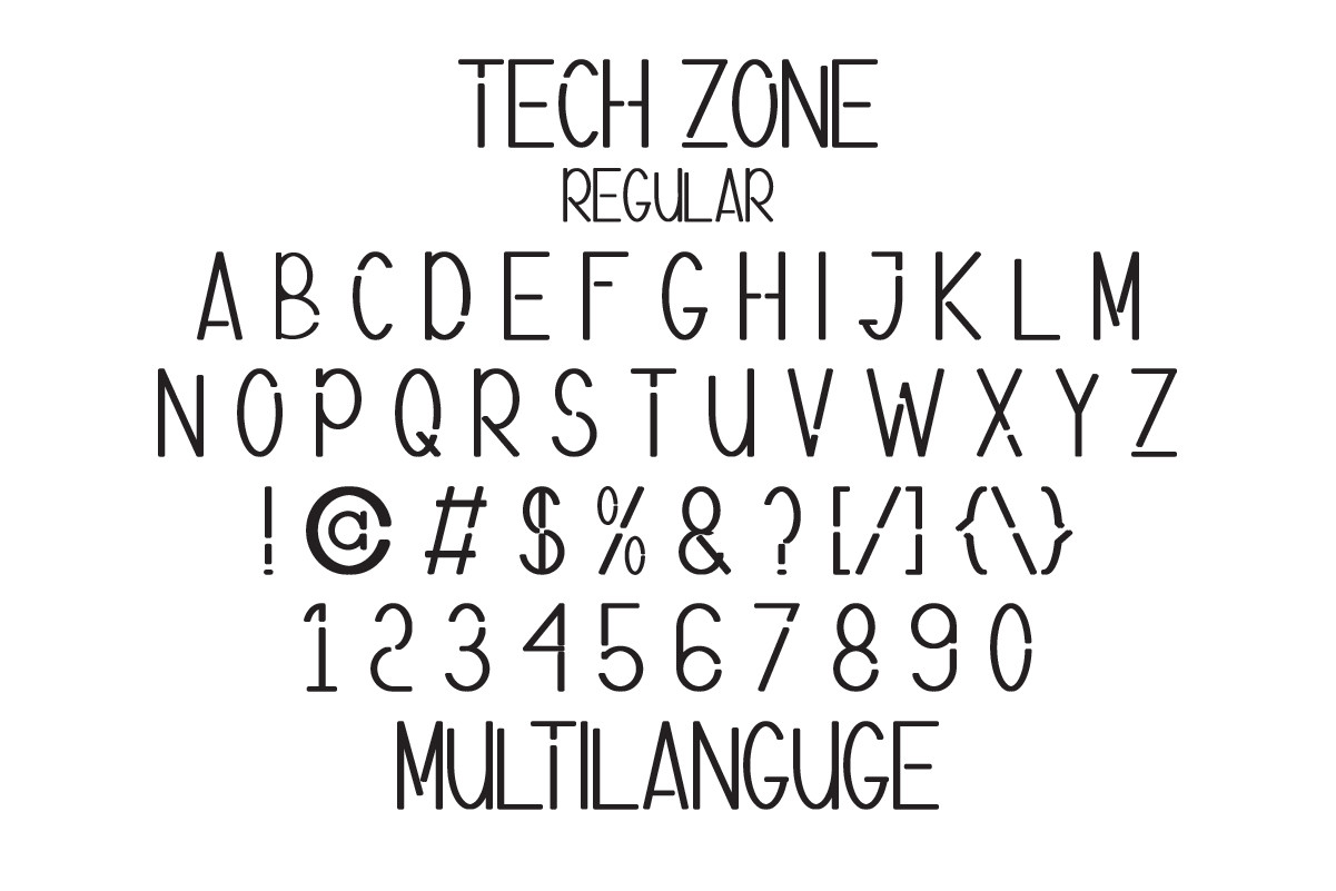 Tech Zone Font-3