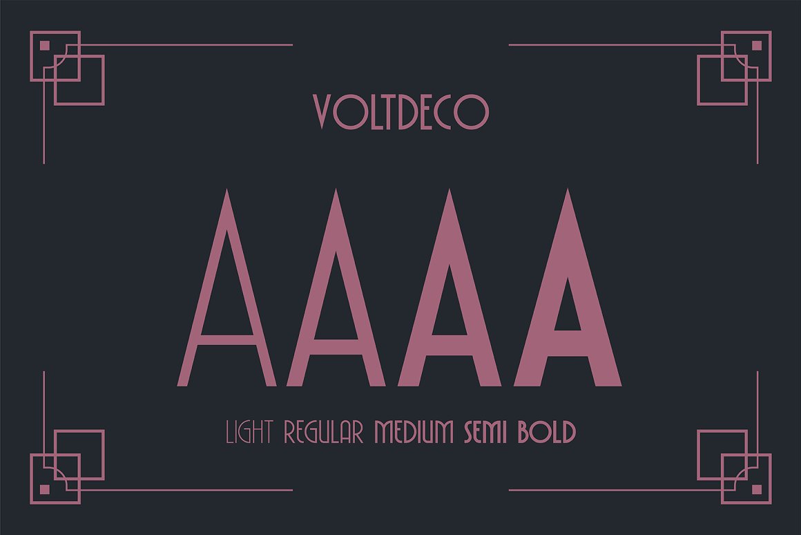 Voltdeco Font-2