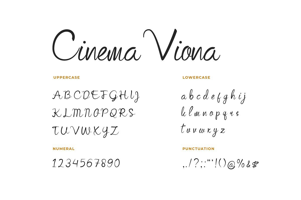 Cinema Viona Font-3