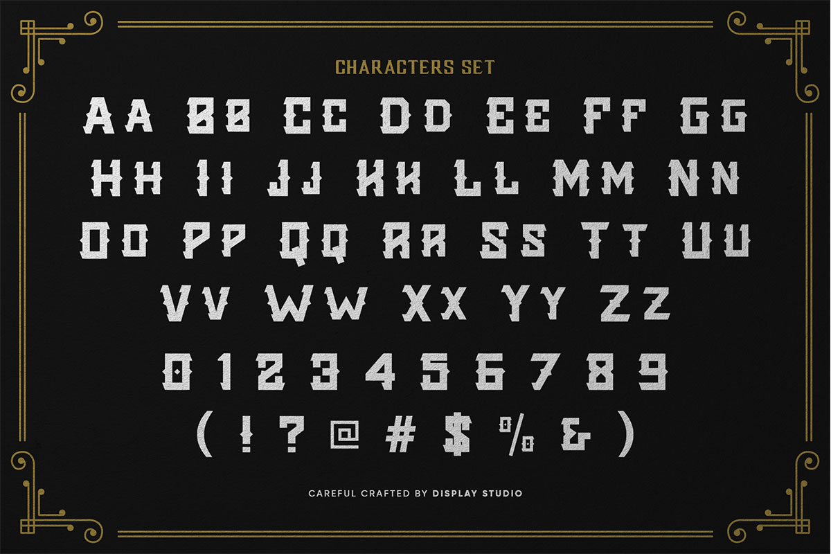 Golden Silver Font-3