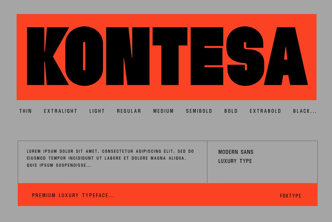 Kontesa Font Family