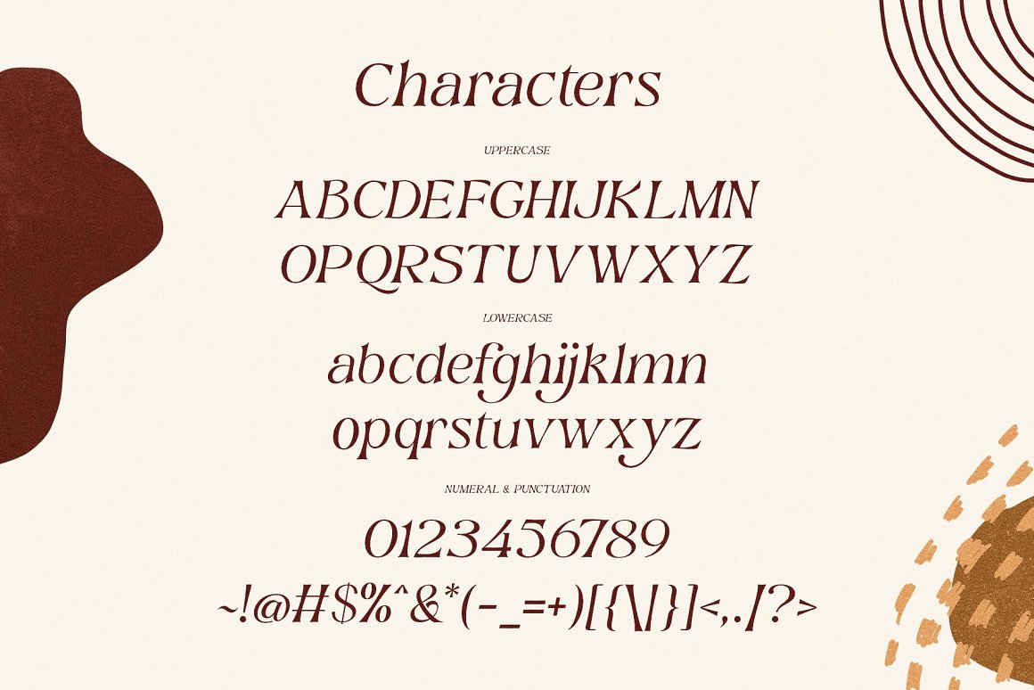 Mahony Browns Font-3