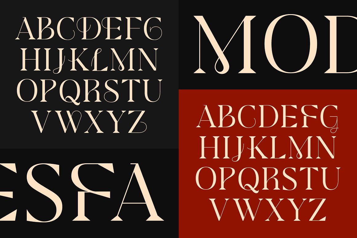 Modesfa Font-2