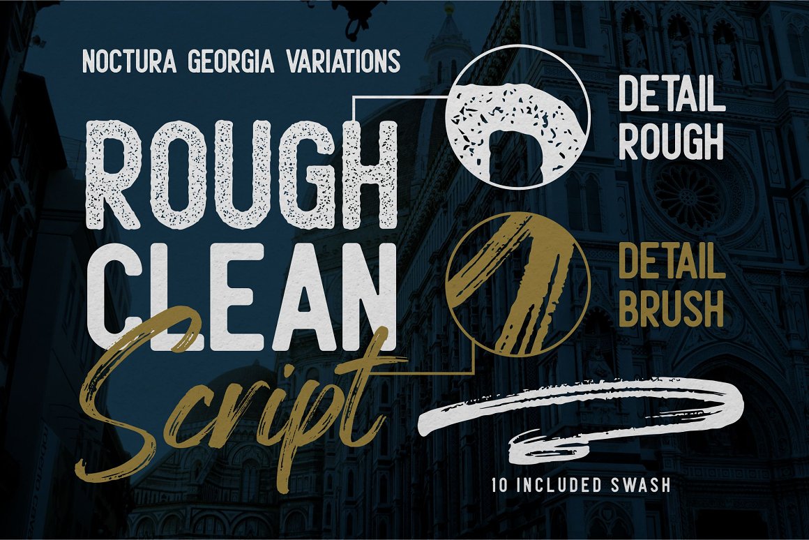 Noctura Georgia Brush-Sans Font Duo-2