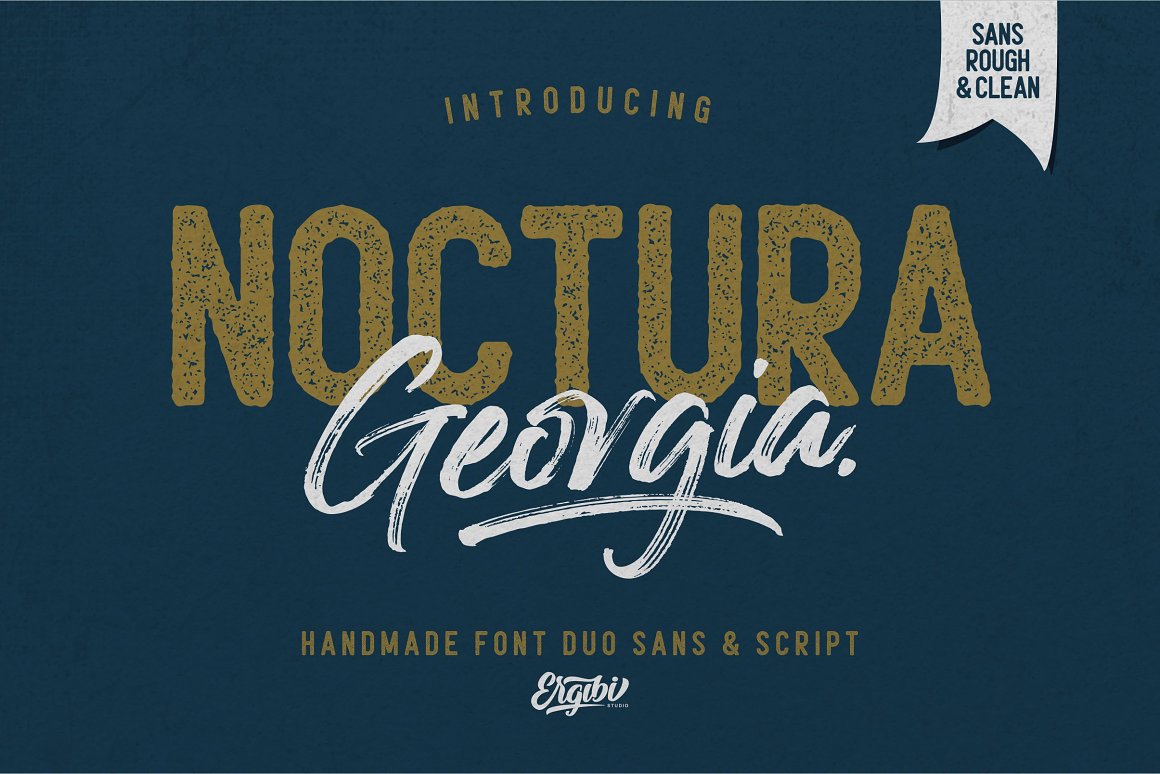 Noctura Georgia Font Duo