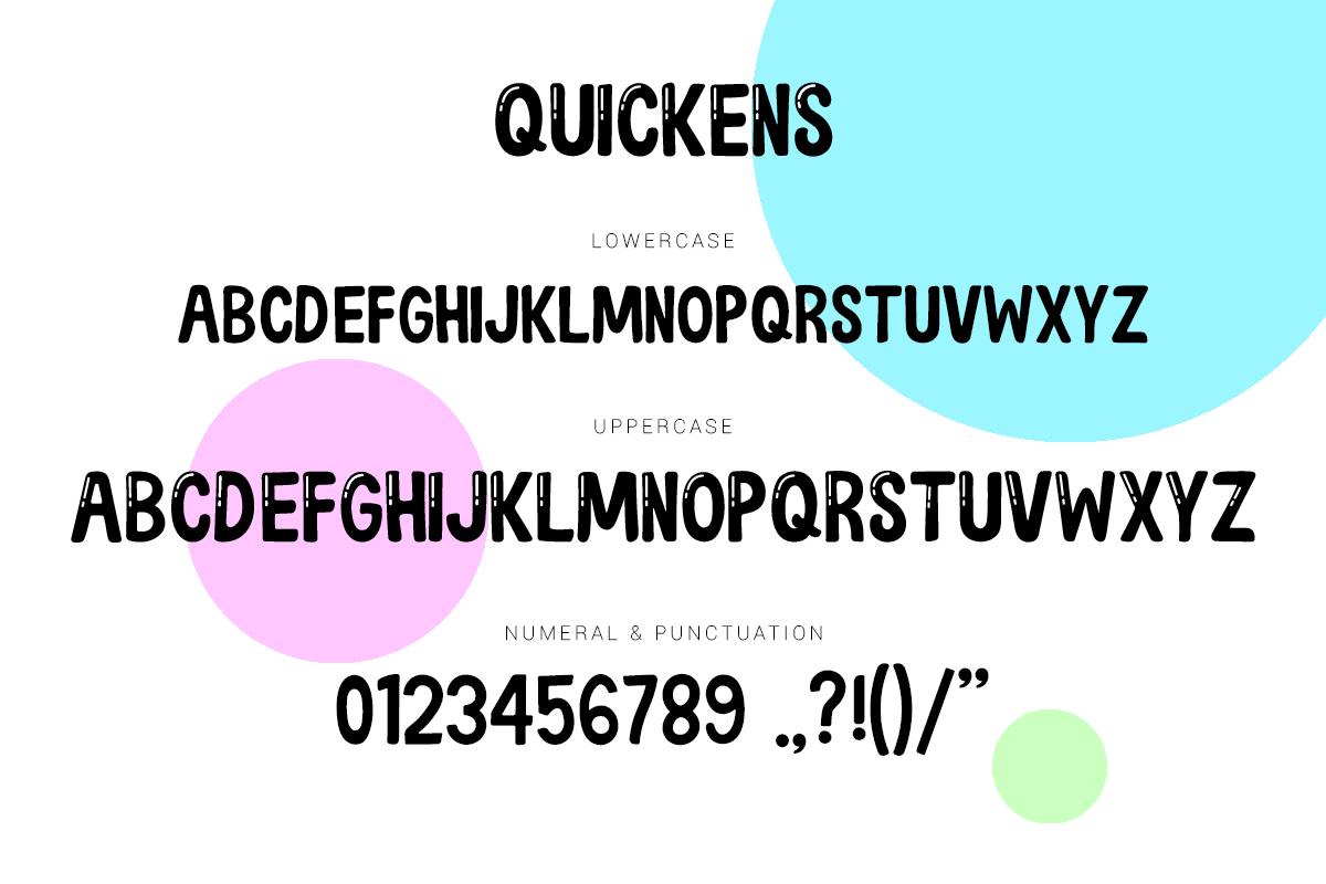 Quickens Font-3