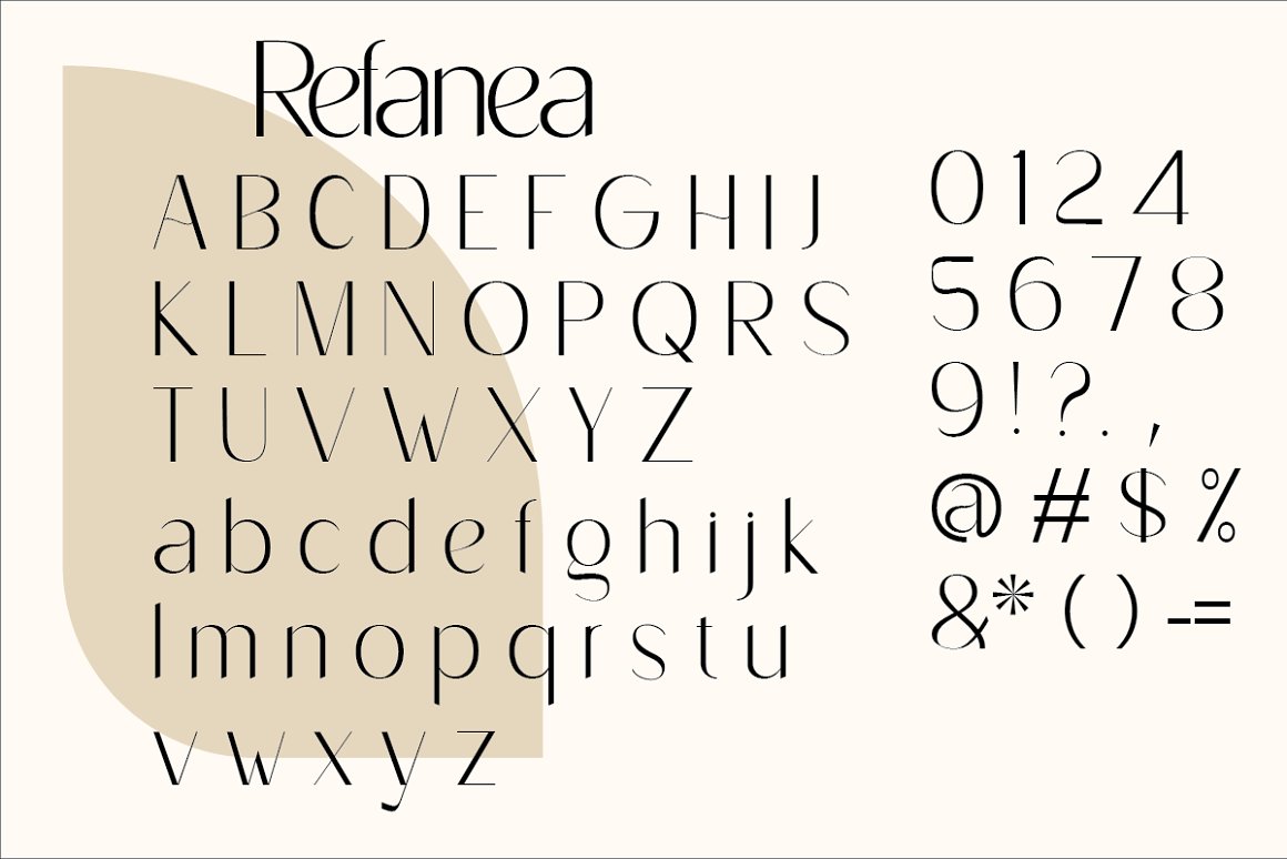 Refanea Font-3