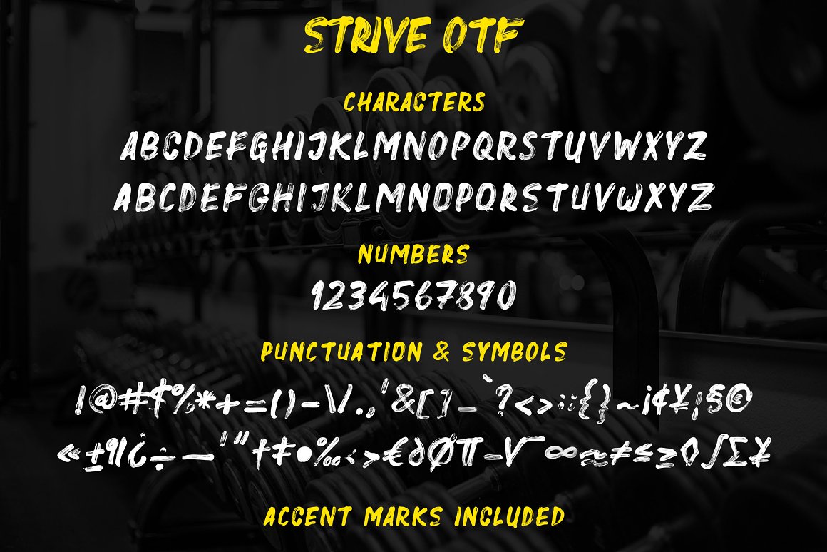 Strive Font-3