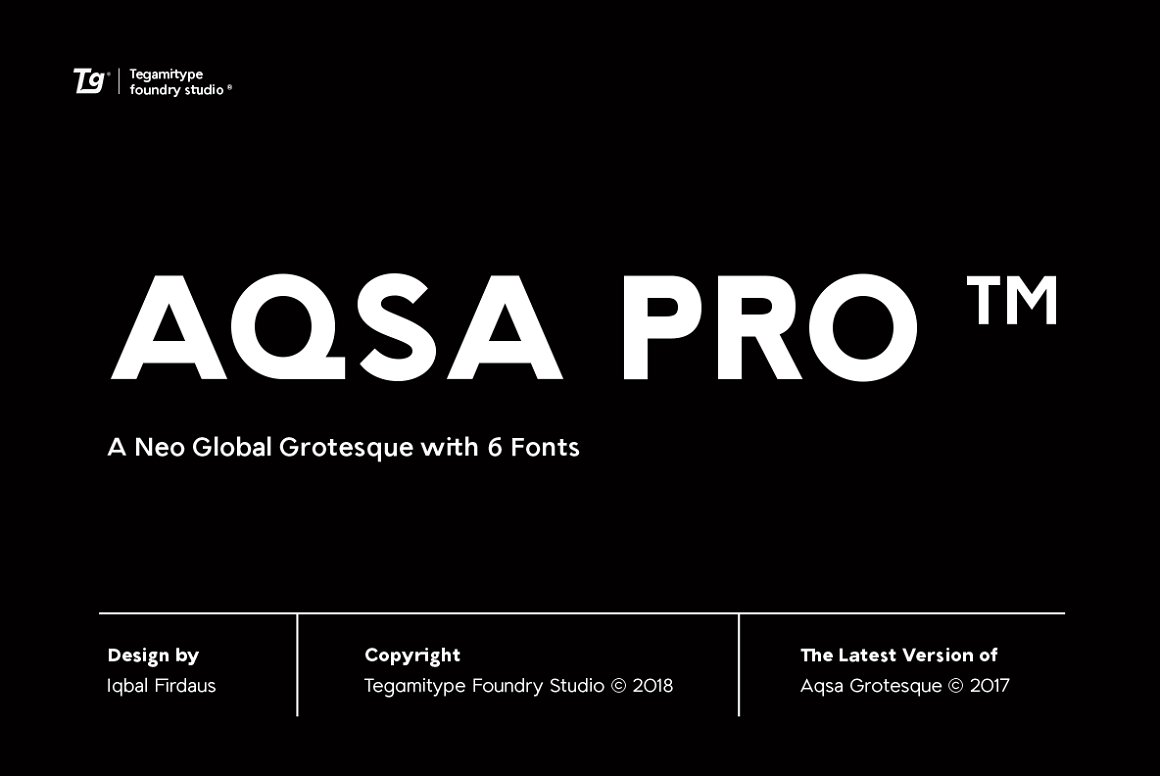 TG Aqsa Pro Font Family