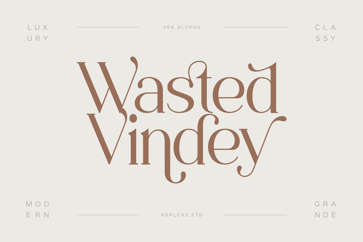 Wasted Vindey Font