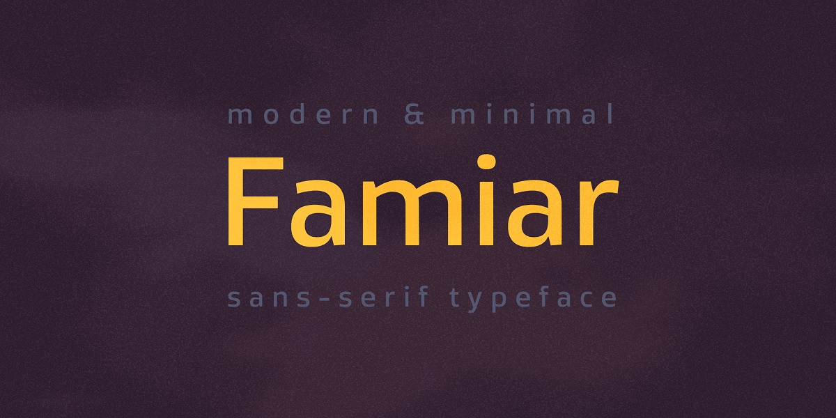 Famiar Font Family