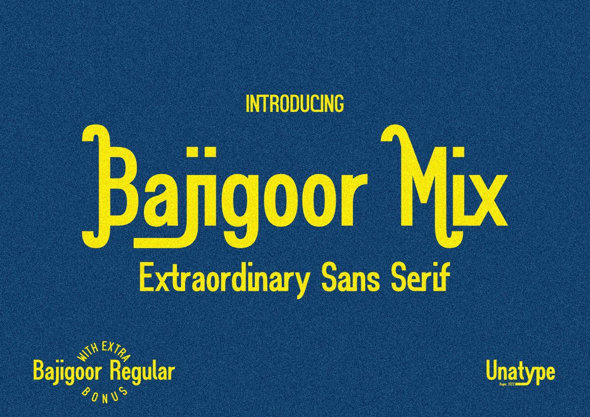 Bajigoor Mix Font