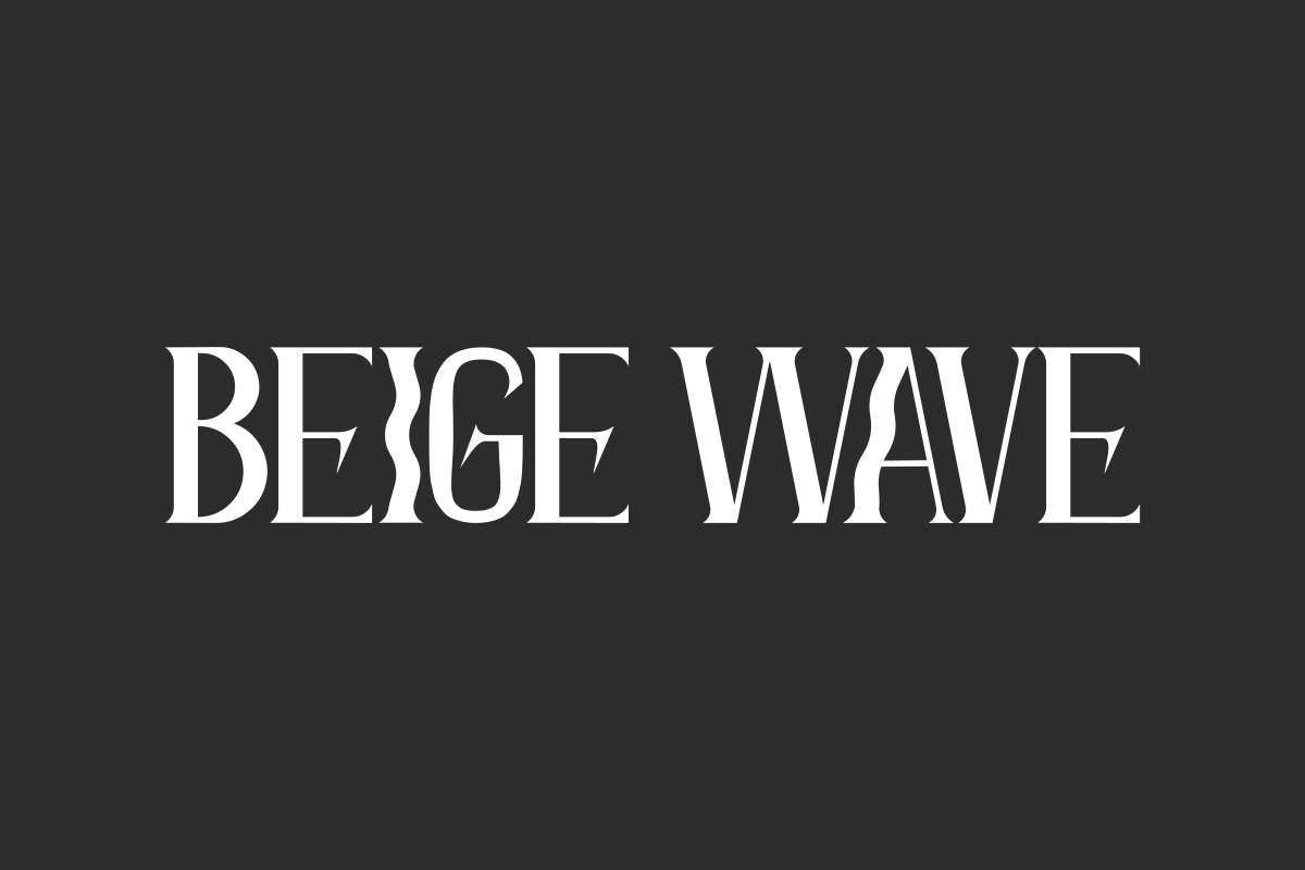 Beige Wave Font