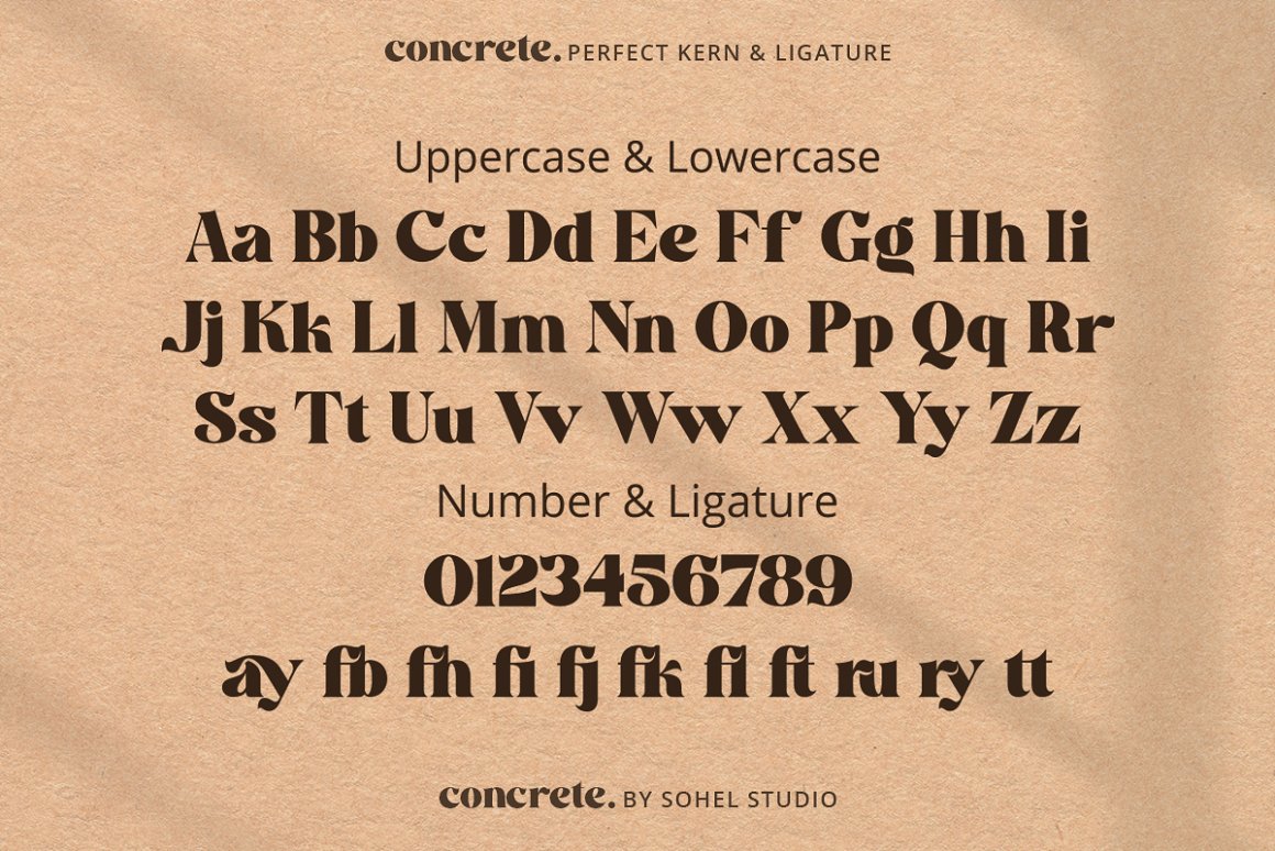 Concrete Font-3