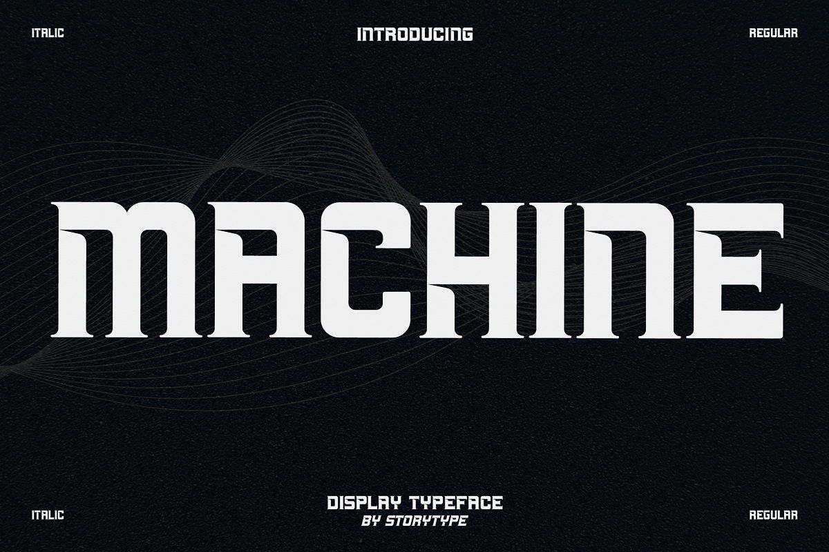 Machine Font