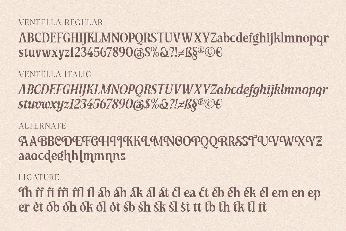 Ventella Font-3