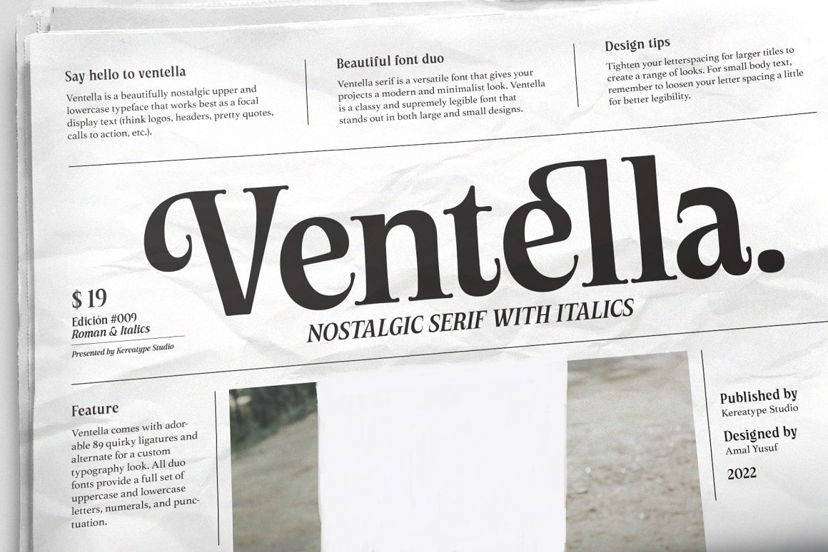 Ventella Font