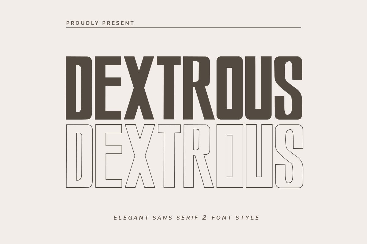 Dextrous Font