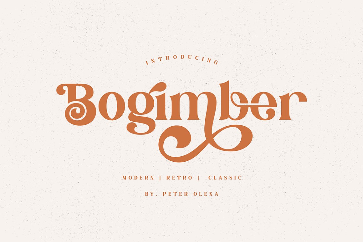 Bogimber Font