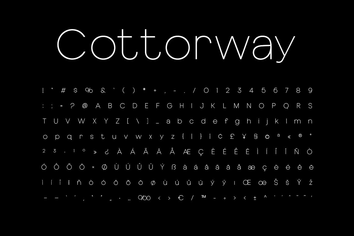 Cottorway Font Family-3