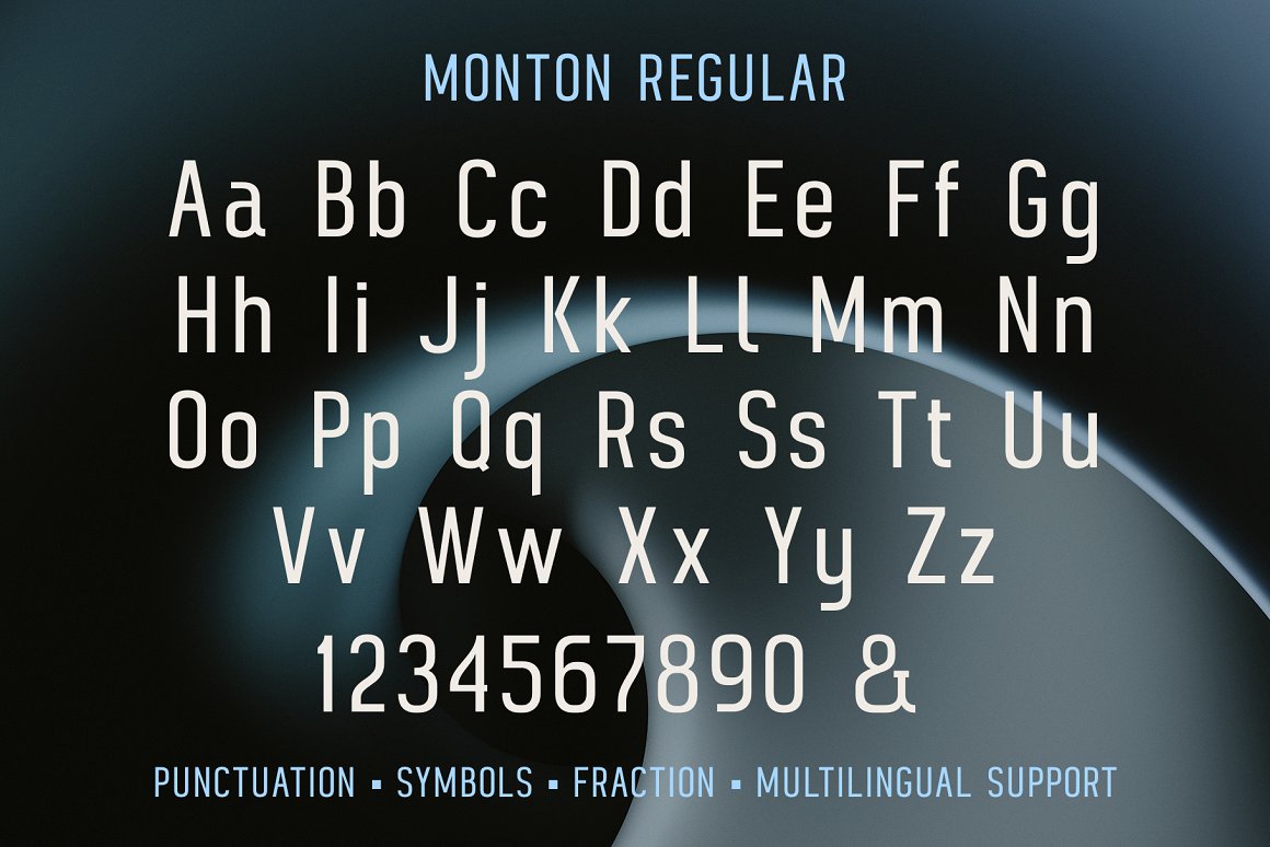 Monton Font Family-3