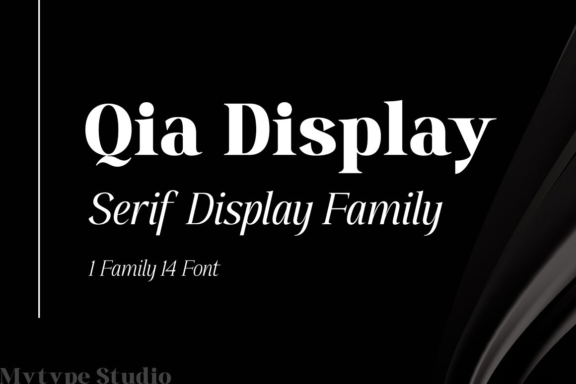 Qia Display Font