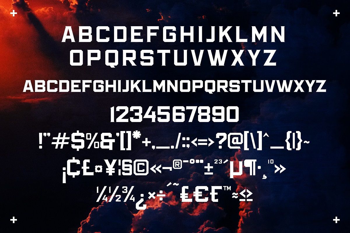 Thunder Squad Font-3